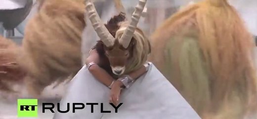 Bizarre and creepy Gotthard Base tunnel opening ceremony - satanic ritual?