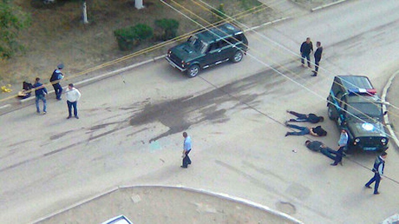 Click to enlarge Crime scene