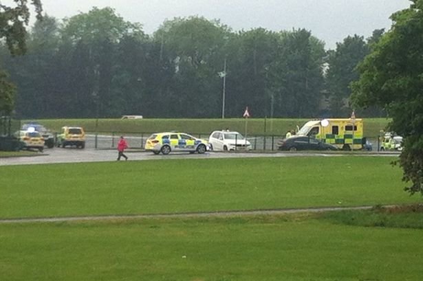 One adult and two kids injured by lightning strike