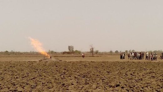 Mandi Bamora borehole fire