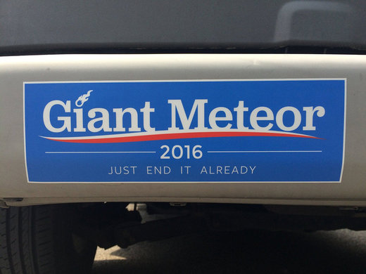 giant meteor 2016 elections
