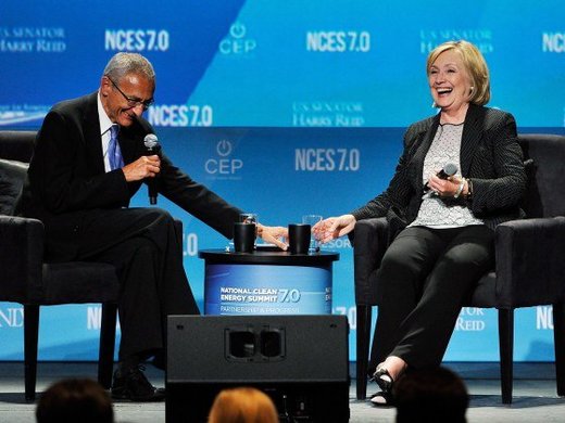 Click to enlarge John Podesta Hillary Clinton