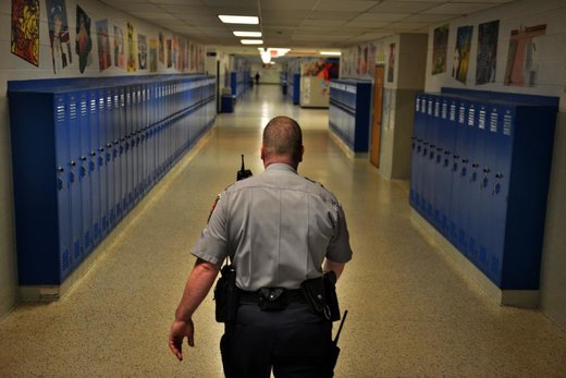 Click to enlarge police in schools