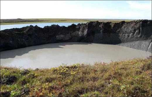 Siberian crater hole