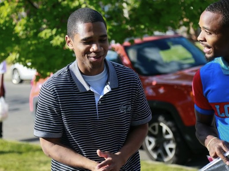 Click to enlarge Davontae Sanford, homecoming