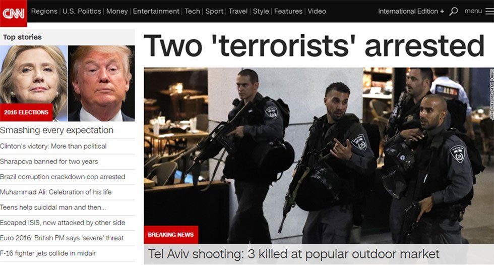 CNN headline