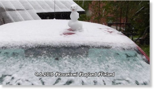 Snow in Finland