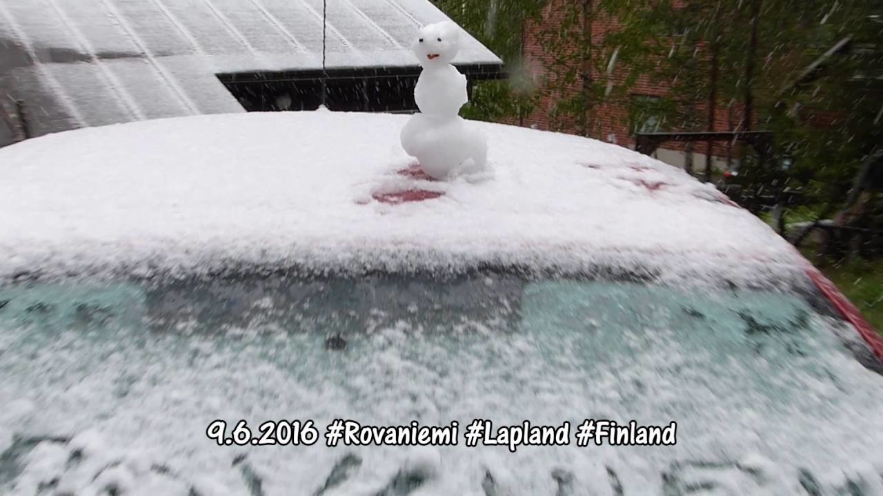 Snow in Finland