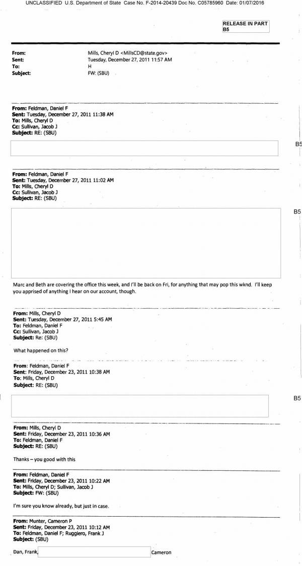 hillary emails
