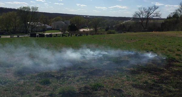 Click to enlarge burning field