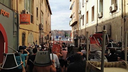 Russian ultras Marseille