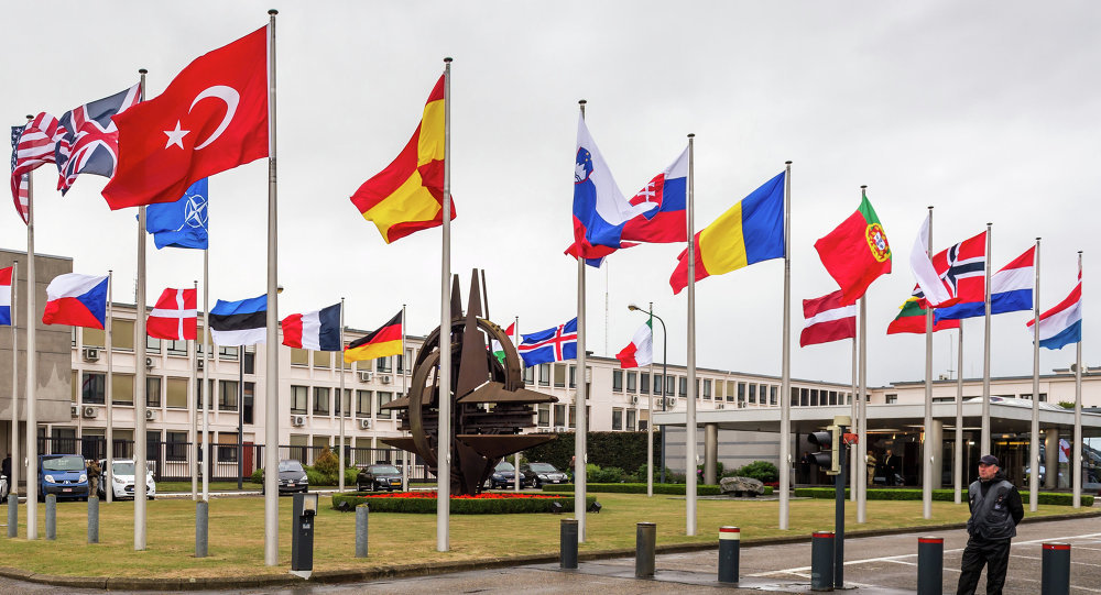 Click to enlarge NATO headquarters