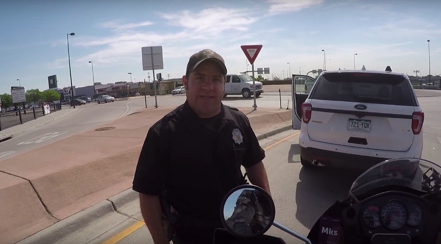 cop road rage, cop texting driving