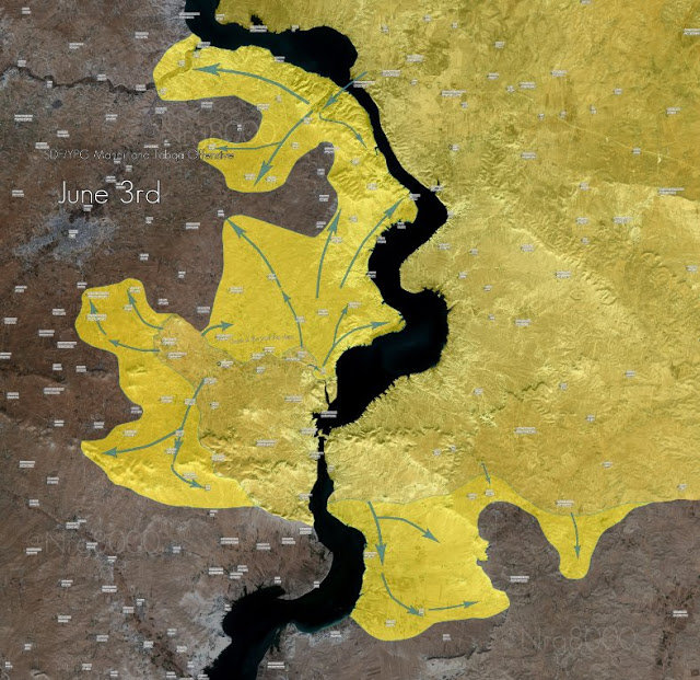 Click to enlarge Syria map manbij jarabulus ISIS Turkey