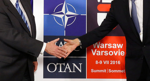 NATO Warsaw summit logo