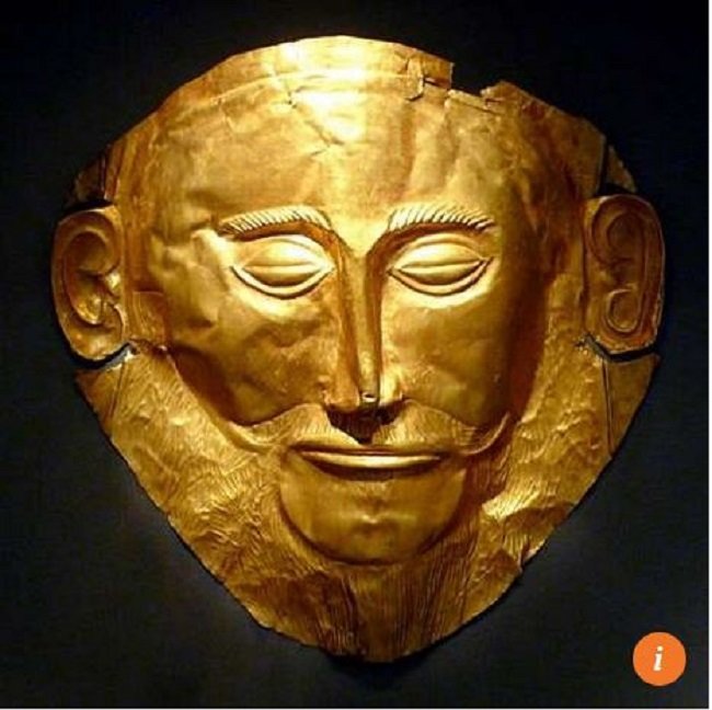 Click to enlarge Mask of Agamemnon