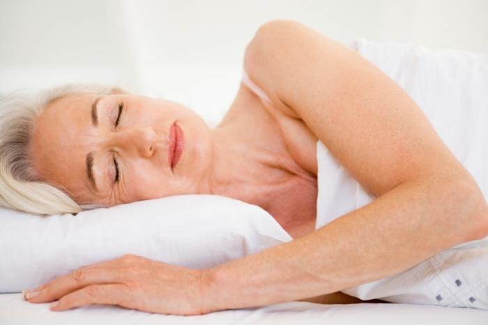 Click to enlarge woman sleeping