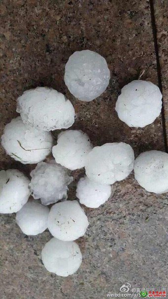 Large hail