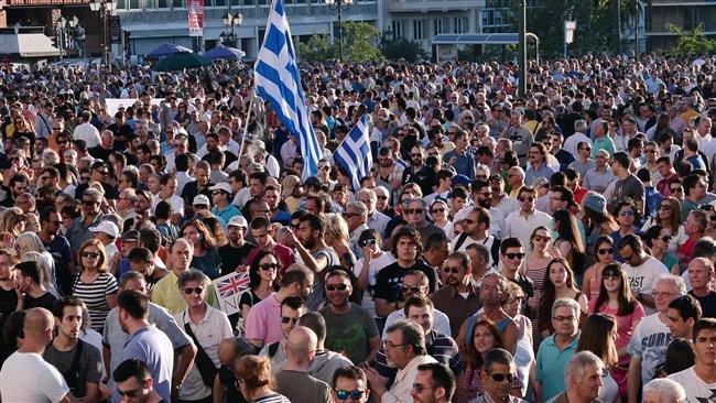 Greek protesters
