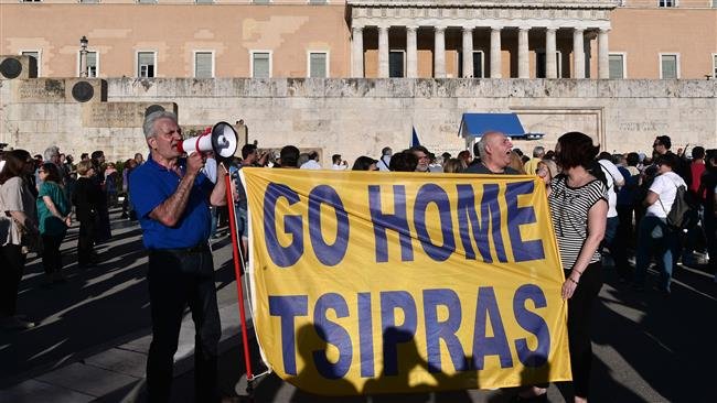 Greece protesters
