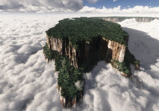 Click to enlarge Paradise falls Venezuela