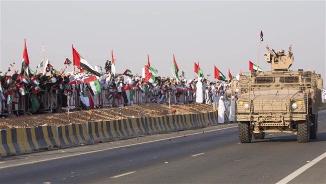 UAE military convoy
