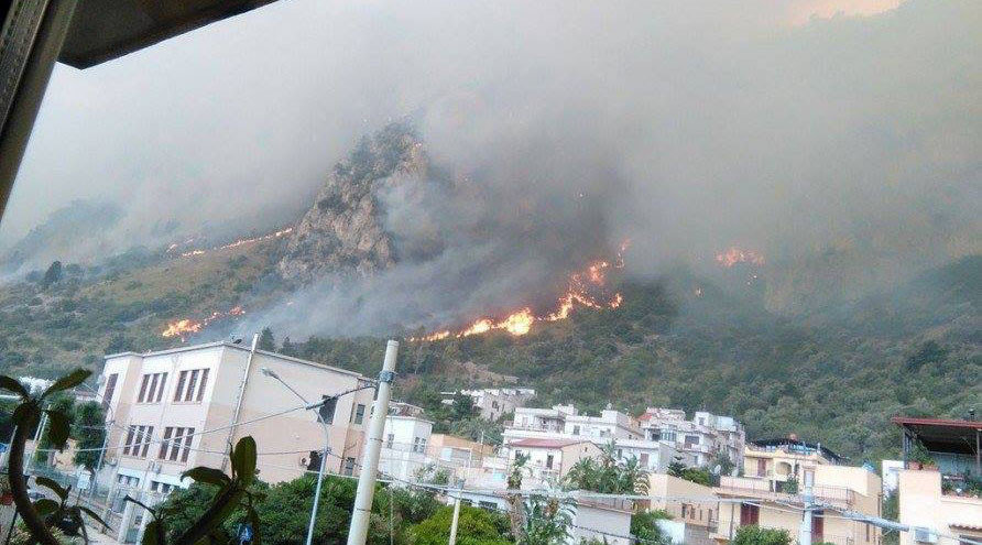 Sicily wildfires