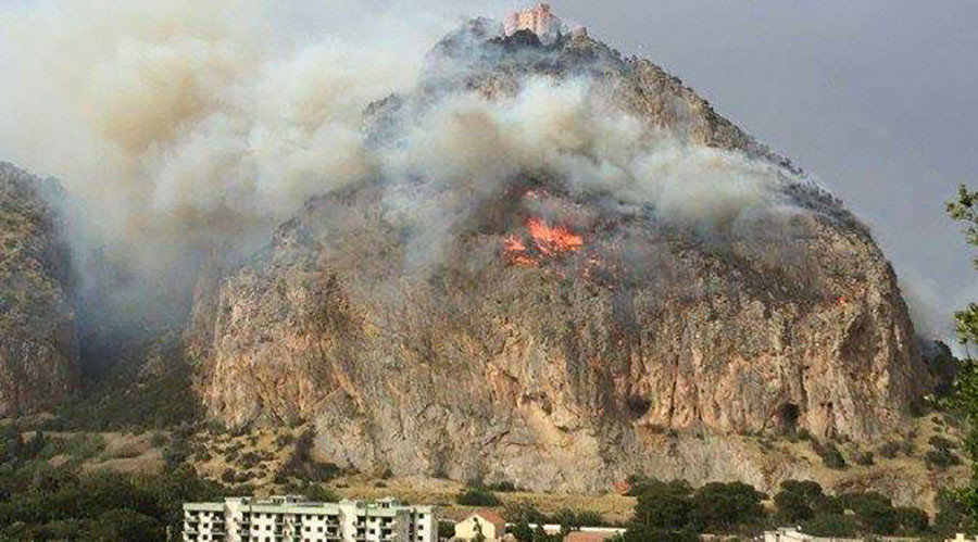 Wildfires in Sicily