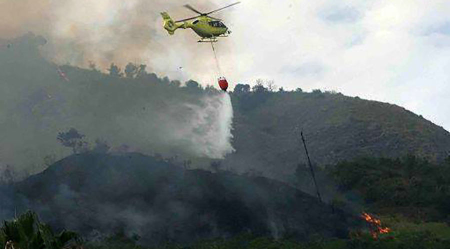 Wildfires in Italy