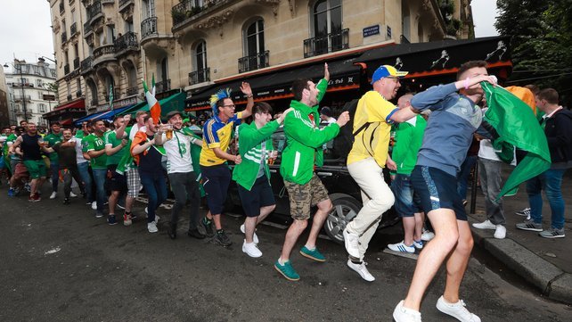 irish football fans