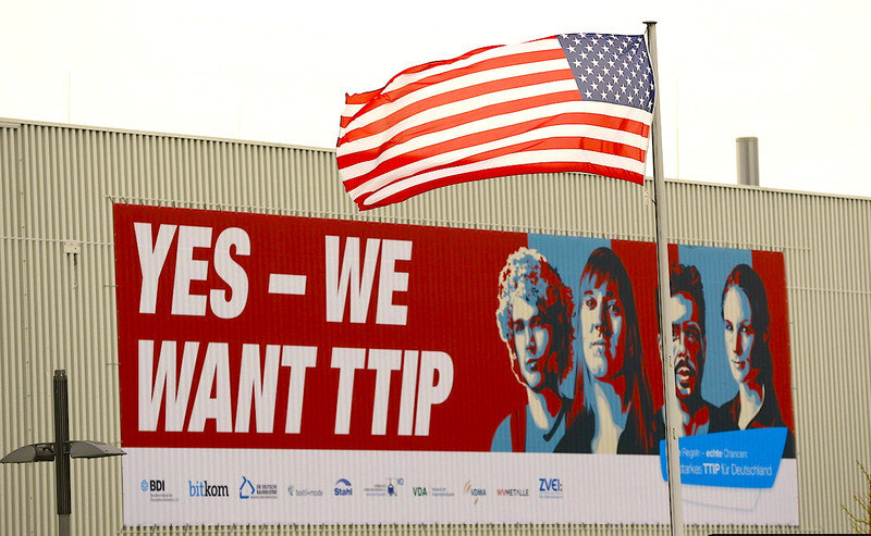 TTIP billboard