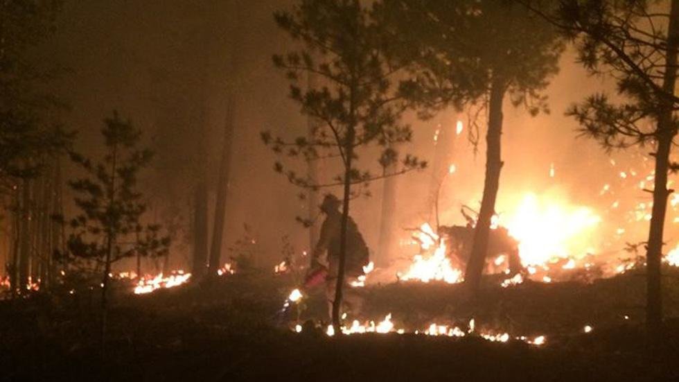 Click to enlarge san mateo wildfire