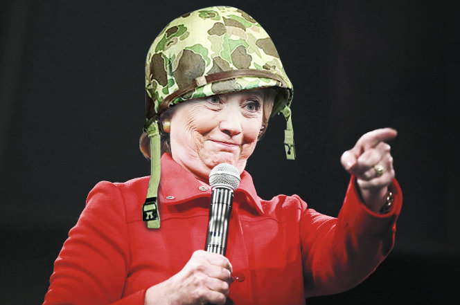 Click to enlarge bafoon hillary war helmet