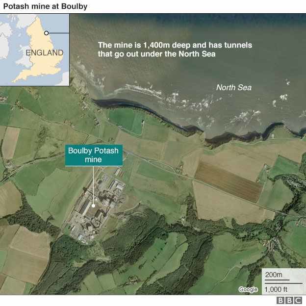 Boulby potash mine 