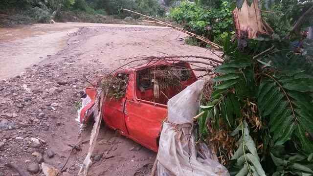 storm damage in Greece