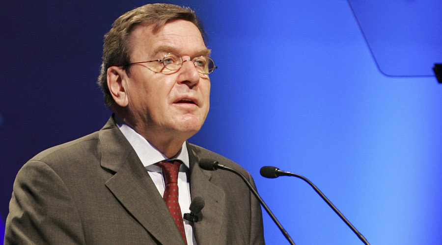 Former German chancellor Gerhard Schroeder