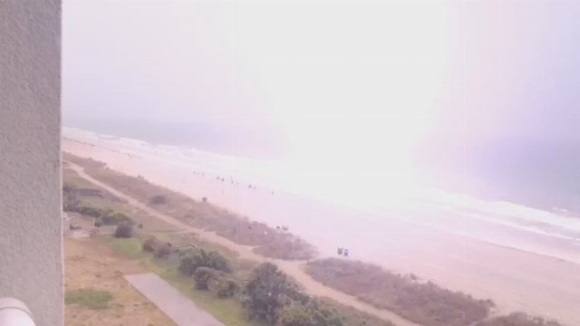  Lightning striking off-shore in Myrtle Beach