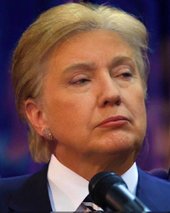 Click to enlarge trump hillary face merge