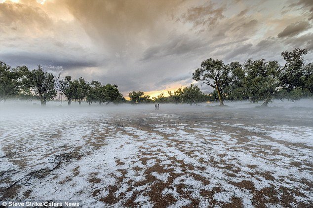 Friday's storm was one of the wildest hailstorms in living memory, with thousands of tonnes of hail dumped on the town