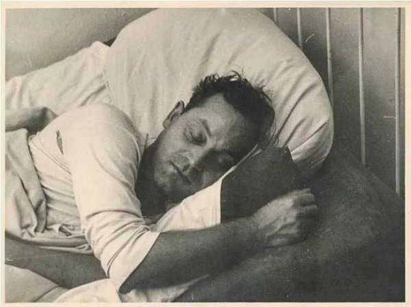 Click to enlarge sleeping man