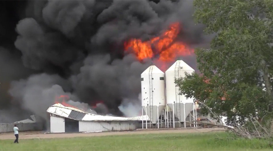 pig barn fire