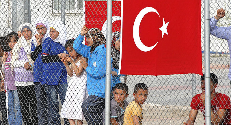 Click to enlarge Syrian refugees