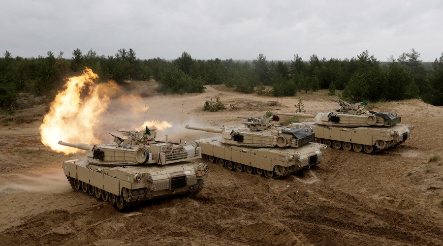U.S. M1 Abrams tanks