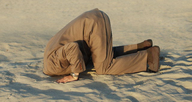 Click to enlarge head in the sand