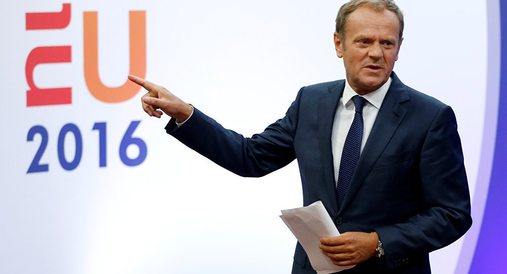 European Council President Donald Tusk