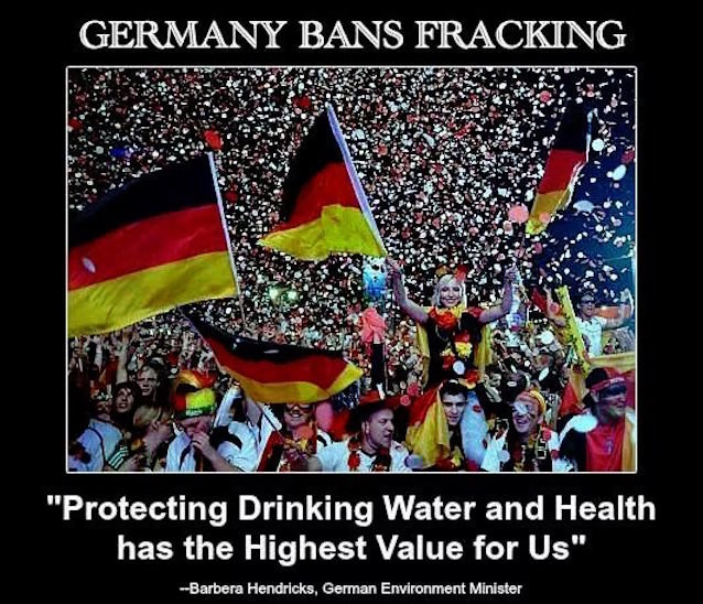Click to enlarge germnay bans fracking