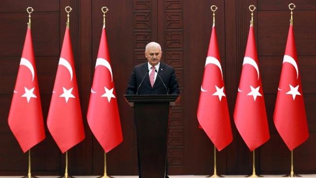 Click to enlarge Turkish Prime Minister Binali Yildirim