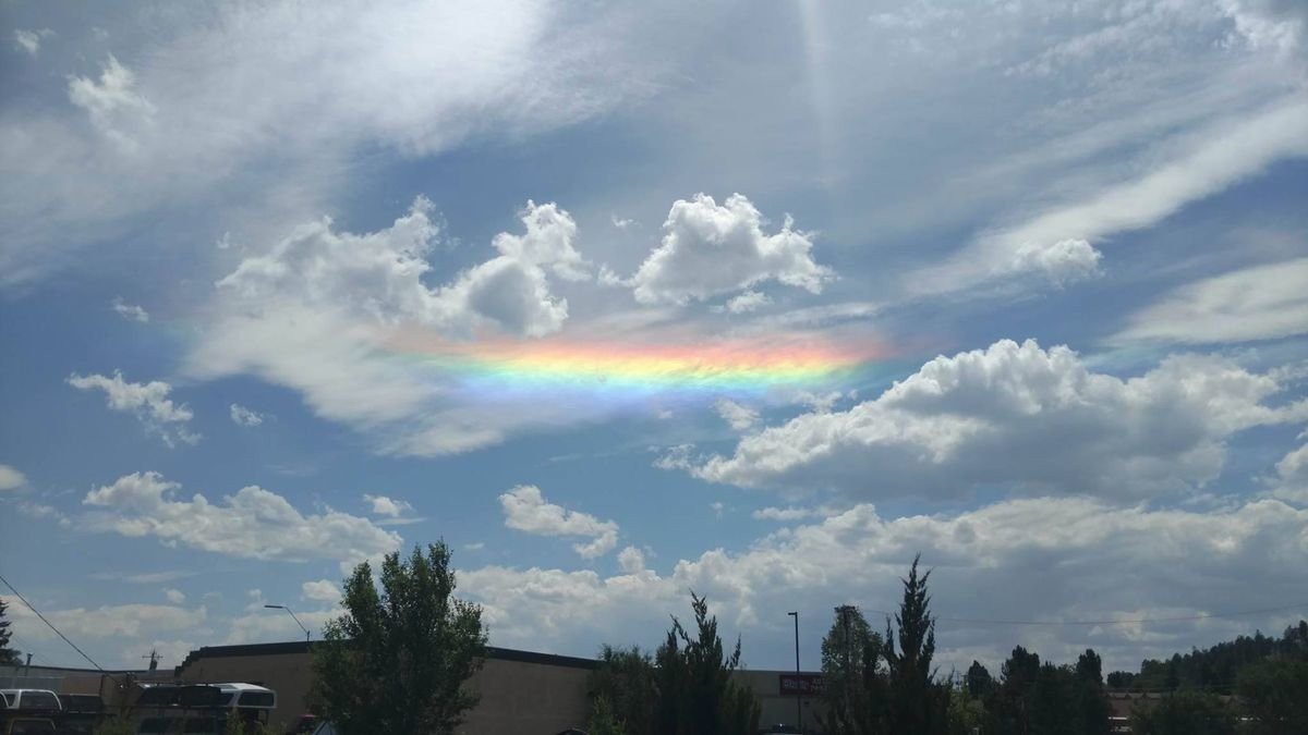 Fire rainbow