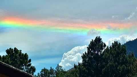 Click to enlarge Fire rainbow