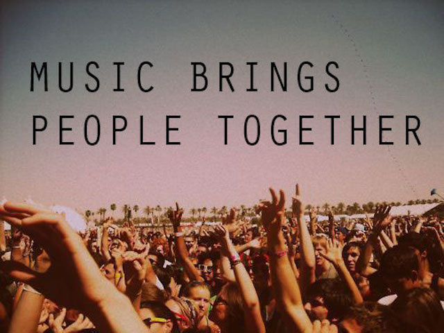 People at a concert